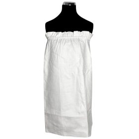 Cosmetic waffle cotton dress