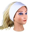 Plush headband with velcro