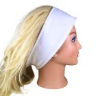 Plush headband with velcro