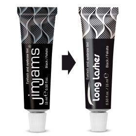 Long Lashes Eyelash and Eyebrow Tint Black 15ml