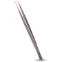 Long Lashes lash curved, slim tweezers - silver, 14cm