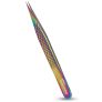 Long Lashes lash tweezers straight - multicolor, 12cm