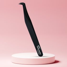 Long Lashes 90 degree Volume Pro tweezer- black