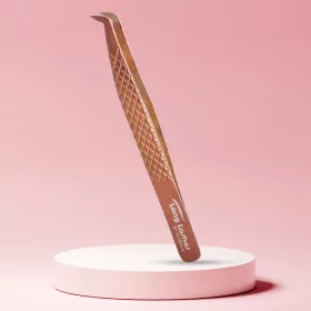 Long Lashes Pro Nano Volume tweezer - Duck type, Bronze