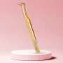 Long Lashes Pro Fiber L- shape Volume tweezer - Gold