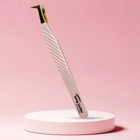 Long Lashes Pro Fiber Volume csipesz - Gold tip