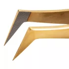 Long Lashes Pro Fiber Volume csipesz - Gold tip