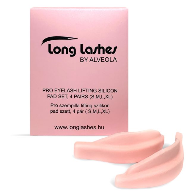 Long Lashes Pro eyelash lifting silicone pad set, 4 pairs (S,M,L,XL)