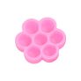 Long Lashes flower glue holder - pink, 10pcs
