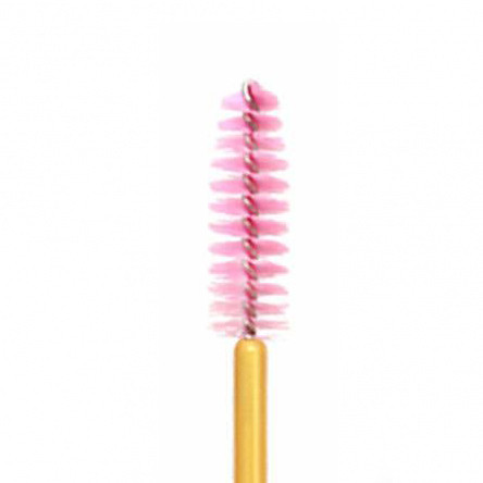 Long Lashes eyelash brush gold-light pink 25pcs