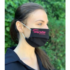 Long Lashes cotton face mask