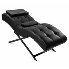 Long Lashes eyelash bed - black faux leather