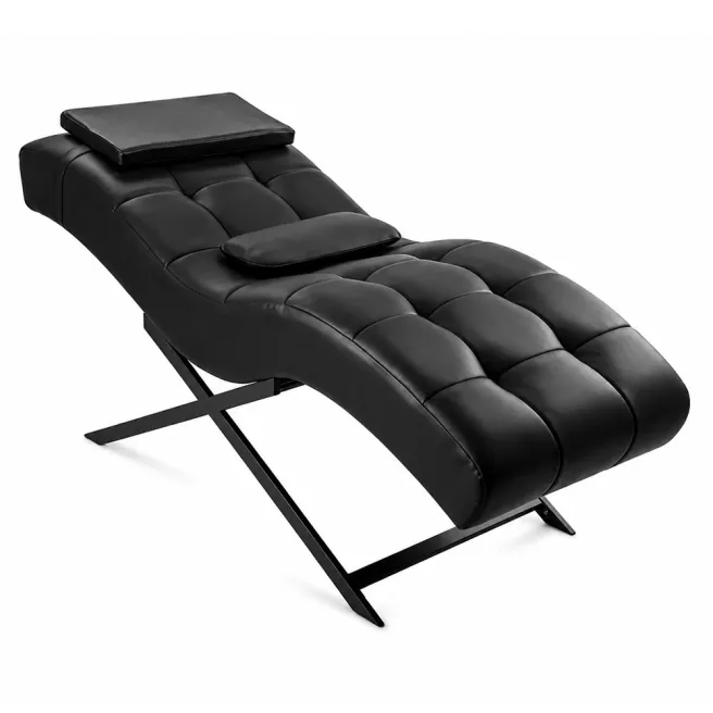 Long Lashes eyelash bed - black faux leather