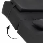 Long Lashes eyelash bed - black faux leather