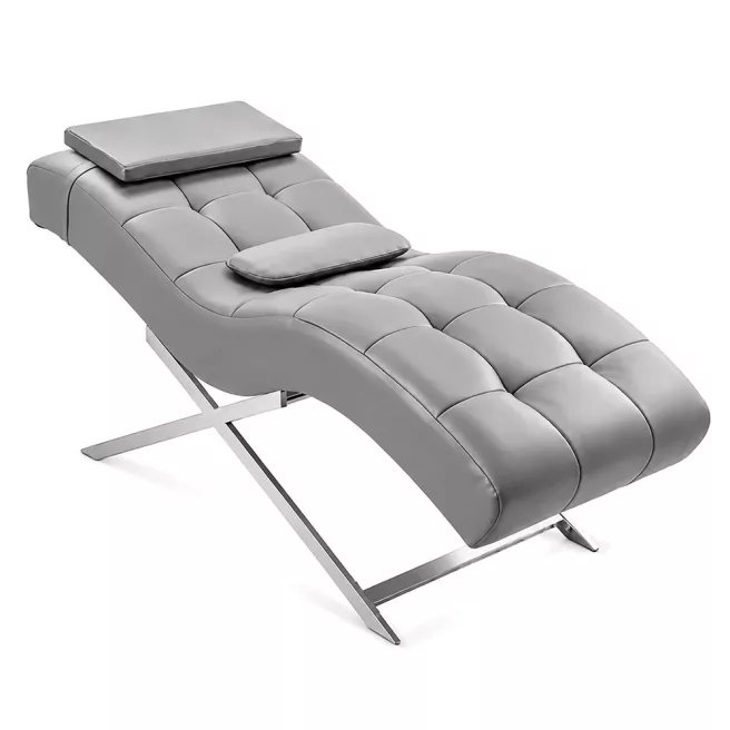 Long Lashes eyelash bed - grey faux leather