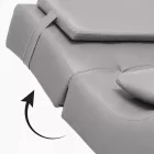 Long Lashes eyelash bed - grey faux leather