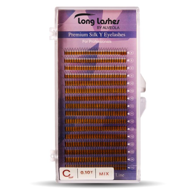 Long Lashes black C/0,10-Y volume 8-9-10-11-12-13-14mm