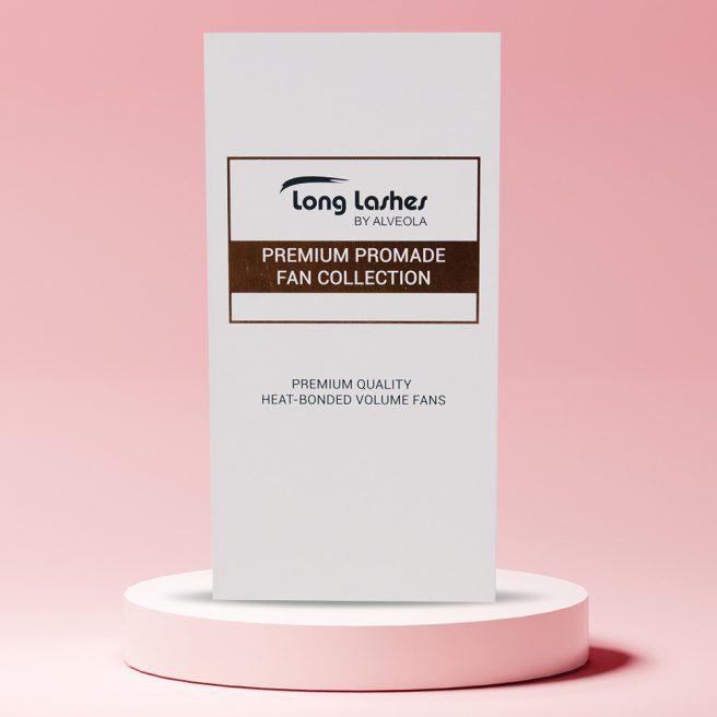 Long Lashes 3D Premium Promade Volume Fans CC/0,07 8-9-10-11-12-13mm