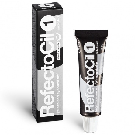 RefectoCil eyelash and eyebrow tint -1- PURE BLACK 15ml