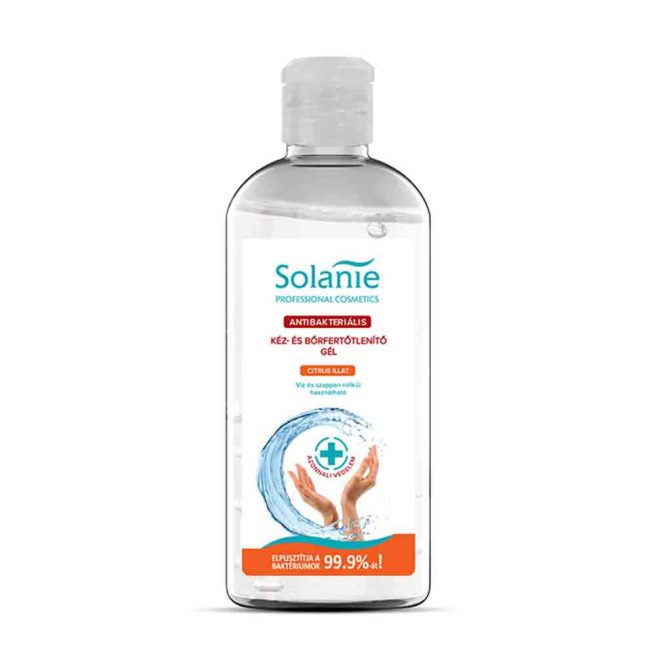 Solanie Antibacterial hand and skin sanitizer gel 100 ml