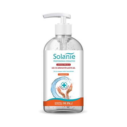 Solanie Antibacterial hand and skin sanitizer gel 300 ml