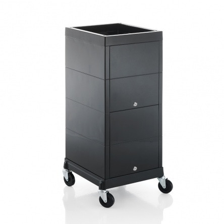 Secret lockable trolley - Black