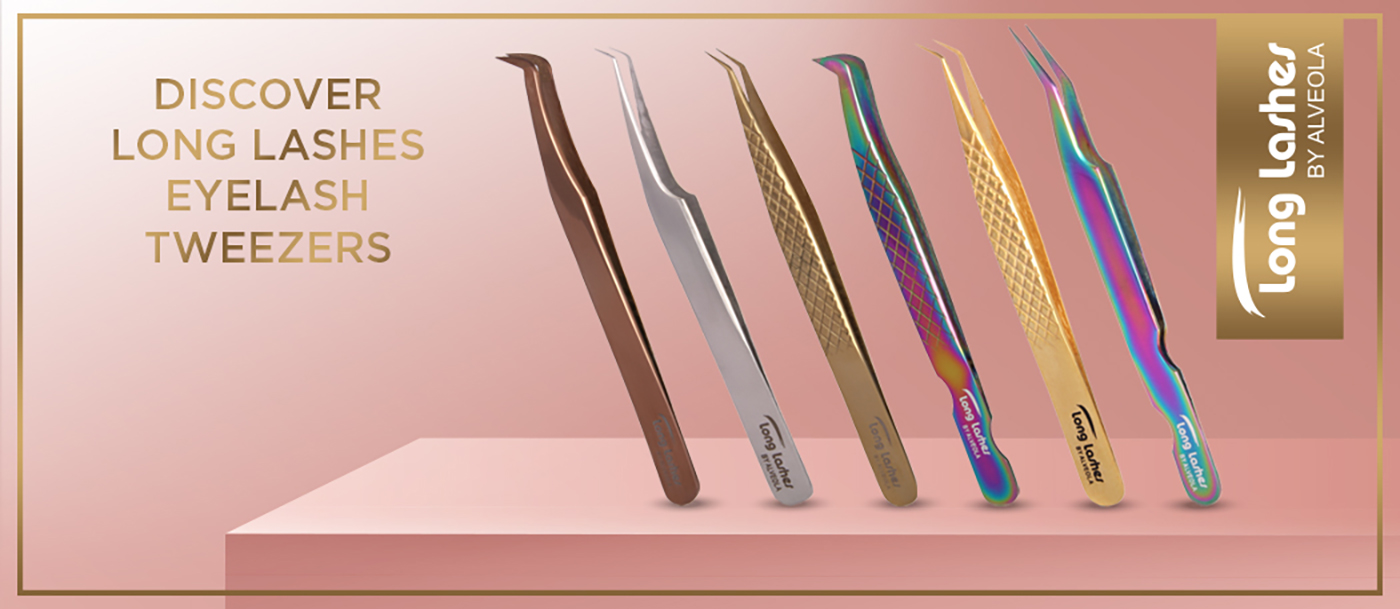 Discover Long Lashes eyelash tweezers