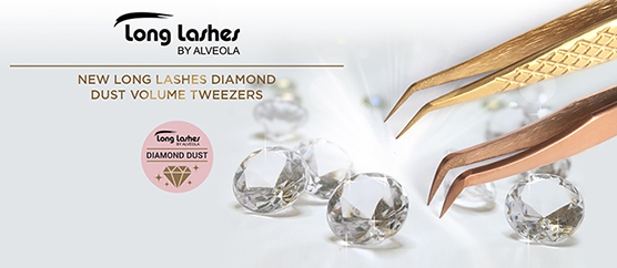 New Long Lashes Diamond dust tweezers!