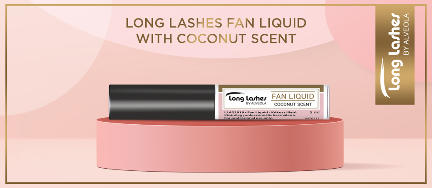 New Long Lashes Fan Liquid with Coconut Scent